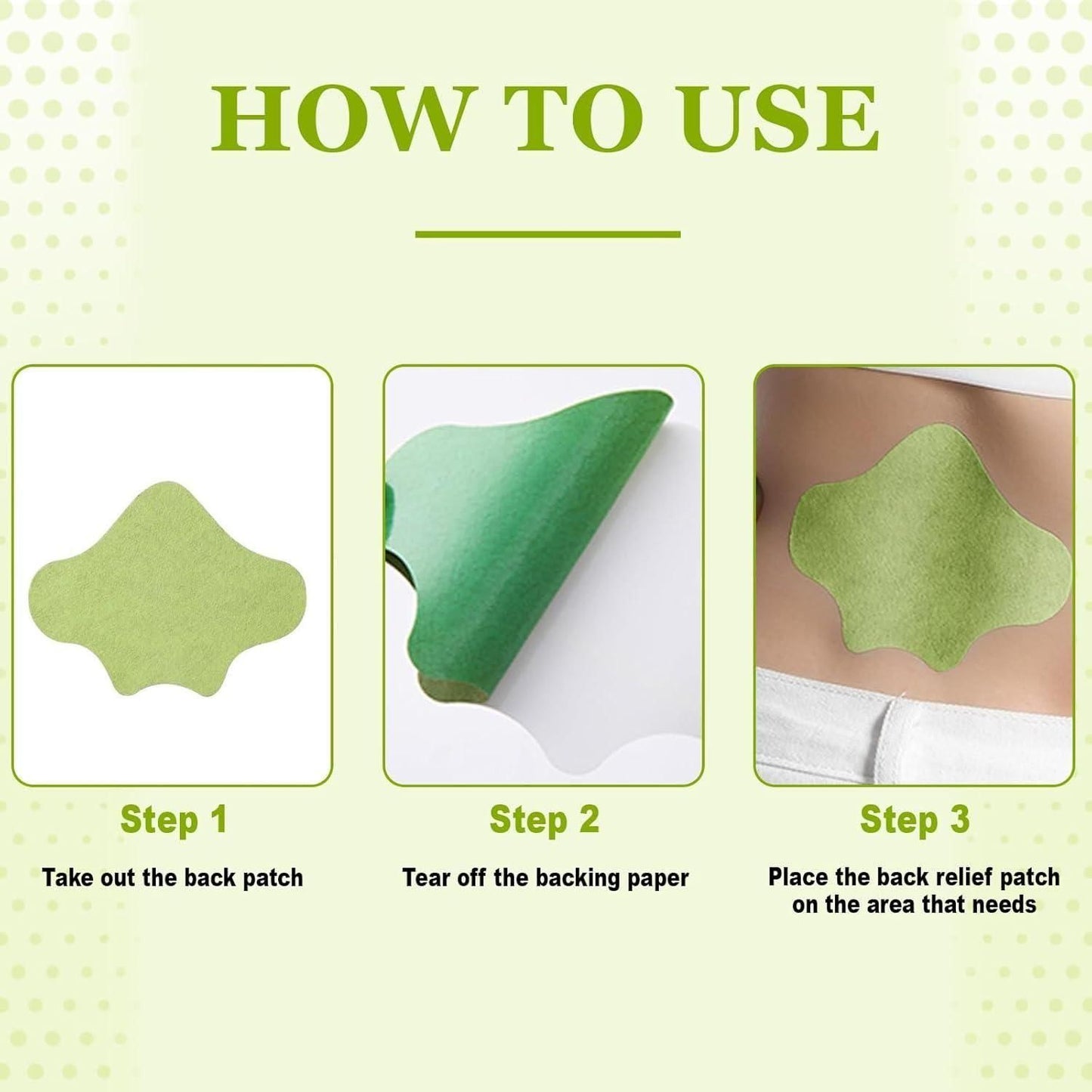 Knee and Back Pain Patches for Pain Relief