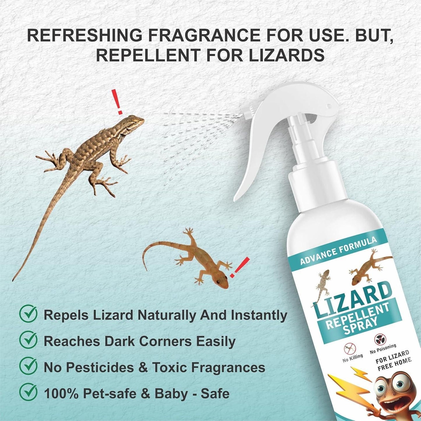 Lizard Repellent Spray 250ML (BUY 1 GET 1 FREE)