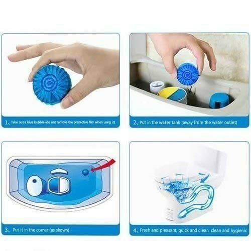 🎉 Toilet Cleaning Tablet-Toilet Deodorizer Bathroom Cleaner Tablet Pack of 1 (10pc)