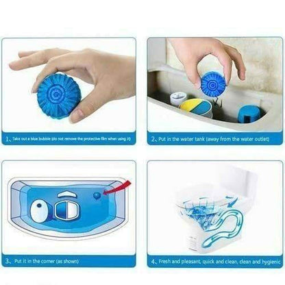 🎉 Toilet Cleaning Tablet-Toilet Deodorizer Bathroom Cleaner Tablet Pack of 1 (10pc)